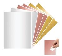 JIYIN 6 pegatinas grandes para rascar, 27 x 20 cm, para rascar y rascar, etiquetas para rascar, pegatinas para cupones, calendario de Adviento, regalos