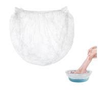 JIYIN Bolsas Desechables Para Bañera, 100 x 100 cm, Plástico Para Pedicura y Baño de Pies, Higiénicas Para Cuidado Podológico de Spa