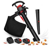 JIYINGHUI Soplador Triturador 40V, 6 Velocidades, Sin Cable