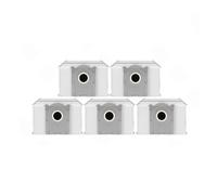JIYUTQQ regiones Bolsa for el Polvo, Compatible con ECOVACS DEEBOT X8 Pro Omni, Accesorios for Robots de Barrido(Dust Bag 5pcs)
