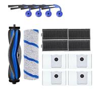 JIYUTQQ regiones Cepillo Lateral Principal, Filtro, fregona, Bolsa for el Polvo, Compatible con ECOVACS DEEBOT X11 OmniCyclone, Accesorios for Robot barredor
