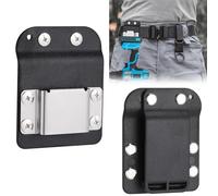 JIZZU Funda de Taladro, Funda de Herramientas para Cinturón con Clip para Cinturón para Taladro Compatible con Cinturón de Herramientas de Destornillador de Impacto para Electricista,Carpintero