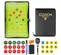 JIZZU Pizarra Futbol Entrenador,Carpeta Táctica Magnéticas Plegable para Deportes Entrenamiento de Baloncesto,Basketball Coach Board Sporting Spizarra Magnetica Futbol