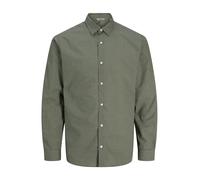 JJ Rebel Camisa 'JREBGAVIN' oliva / blanco M oliva / blanco