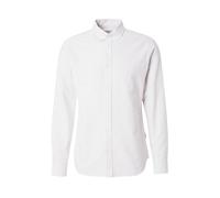 JJ Rebel Camisa 'JREBOSCAR' beige oscuro / blanco L beige oscuro / blanco