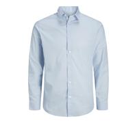 JJ Rebel Camisa para Hombre Jrebgavin Solid Shirt LS Noos, Color Azul., M