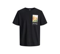 JJ Rebel Camiseta 'JREBOSCAR' amarillo / verde / negro / blanco S amarillo / verde / negro / blanco