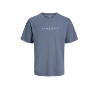 JJ Rebel Camiseta 'JREBROCKY' gris basalto / blanco L gris basalto / blanco