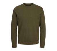 JJ REBEL Jrebcallum Knit Crew Neck Noos, Forest Night., L
