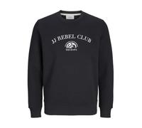 JJ REBEL Jrebandrew-Sudadera con Cuello Redondo, Negro, XS para Hombre