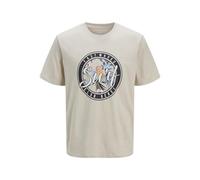 JJ REBEL Jrebbastian Flower Shape tee SS O-Neck, Moonbeam, M