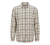 JJ REBEL JREBCHASE Camiseta de Cuadros LS, Moonbeam, M