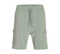 JJ REBEL Jrebgorm Reg Quest Cargo - Pantalones Cortos, Iceberg Green, S