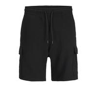 JJ Rebel Jrebgorm Reg Quest Cargo - Pantalones Cortos, Negro, M