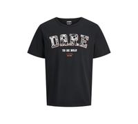 JJ REBEL Jrebhamilton tee SS Crew Neck Camiseta, Negro, S Hombres