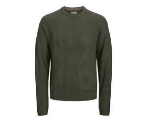 JJ rebel Jreblogan Knit Crew Neck Sn, Forest Night., L