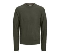 JJ rebel Jreblogan Knit Crew Neck Sn, Forest Night., S