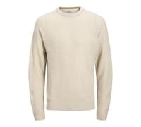 JJ rebel Jreblogan Knit Crew Neck Sn, Moonbeam, L