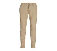 JJ REBEL Jrebmichael Slim Sharp Noos Pantalón Chino, Vajilla, 28W x 30L para Hombre