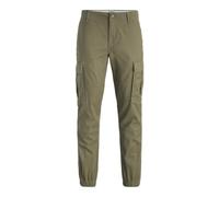 JJ REBEL Jrebmichael Slim Show Noos Pantalones Cargo, Noche de Oliva, 33W x 34L para Hombre