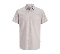 JJ REBEL Jrebmoss Sunny Shirt SS, Moonbeam, L Hombres