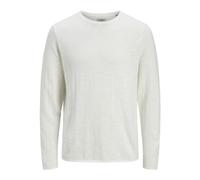 JJ REBEL Jrebnature Slub Knit Crew Neck, Cloud Dancer, S