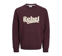 JJ rebel Jrebrakim - Sudadera con Cuello Redondo, Vineyard Wine, XS