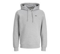 JJ REBEL Jrebrebel Logo Sudadera con Capucha Noos, Gris (Light Grey Melange), XS para Hombre