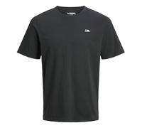 JJ REBEL Jrebrebel Logo tee SS Crew Neck Noos Camiseta, Negro, M Hombres