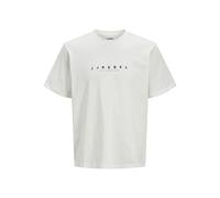 JJ REBEL Jrebrocky Logo tee SS Crew Neck, Cloud Dancer, M
