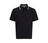 JJ REBEL Jrebzell Polo SS Sn, Negro, L Hombres