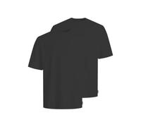 JJ REBEL Loose Fit tee 2-Pack MP Jreb-Juego de 2 Camisetas de Corte Holgado, Negro, XS (Pack de 2) Hombres