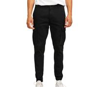 JJ Rebel Pantalones Cargo Jrebmichael Slim Show Noos para Hombre, Negro, 29W x 32L