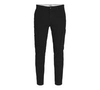 JJ Rebel Pantalones Cargo Jrebmichael Slim Show Noos para Hombre, Negro, 31W / 32L