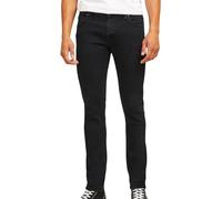 JJ REBEL Pantalones Vaqueros para Hombre, Black Denim, 32W / 32L