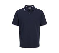 JJ REBEL Polo para Hombre Jrebzell SS Sn, Sky Captain, L