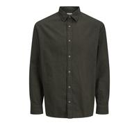 JJ rebel Shirt Jrebinfinte Camiseta LS, Forest Night, L Hombres