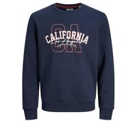 JJ REBEL Jrebnewyork-Sudadera con Cuello Redondo, Sky Captain, L para Hombre