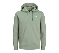 JJ REBEL Sudadera Jrebrebel para Hombre con Logotipo y Cremallera, Iceberg Green, S