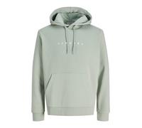 JJ Rebel Sudadera 'JREBROCKY' verde pastel / blanco L verde pastel / blanco