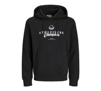 JJ REBEL Sweat Hood Jrebgrant Sudadera con Capucha, Negro, S para Hombre