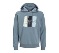 JJ REBEL Sweat Hood Jrebnoah Sudadera con Capucha, Windward Blue, S para Hombre