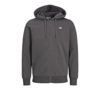 JJ REBEL Sweat Sudadera con Capucha Jrebrebel Logo Zip Hood, Castlerock, S para Hombre