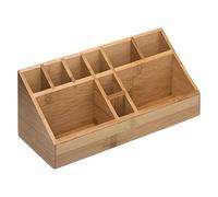 JJA Organizador de bambú Multiusos, Natural, 23x9 CM