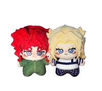 JJBA - Johnny Colgante de Peluche Anime Kakyōin Noriaki Peluche Suave Figuras Mini Anime Cojín Mochila Escolar Colgante Regalo 10 cm 2 Piezas