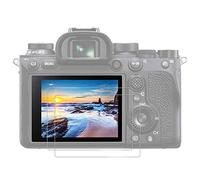 JJC (2 Pack) Protector de Pantalla de Cristal Templado para Cámara Digital Sony Alpha A1II A7RV A9III, ILCE-1M2 ILCE-7RM5 ILCE-9M3, Ultrafina, HD, Alta Dureza, Irrompible, Antiburbujas