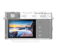 JJC (2 Pack) Protector de Pantalla de Vidrio Templado para Cámara Fujifilm X100VI X100V X-M5 X-T4 X-E4, Ultrafino HD, Alta Dureza, Inastillable, Antiburbujas