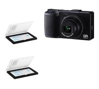 JJC 2Pack 0,3 mm Cubierta de cristal templado para pantalla Compatible con Ricoh GRIV, GR4, GR IV HDF, Monochrome, protector de pantalla 9H, antipolvo, antiarañazos, antihuellas (fácil instalación)