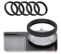JJC 5 anillos de silicona para lente DJI Osmo Action 5 Pro 4 3, protege el borde de la lente