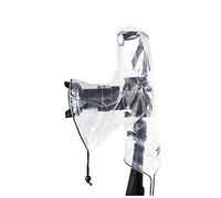 JJC 6 protectores de lluvia para cámara Canon Nikon y otras cámaras réflex digitales con lente y flash, longitud y ancho de hasta 25 x 16 cm, funda transparente para lluvia, tipo C